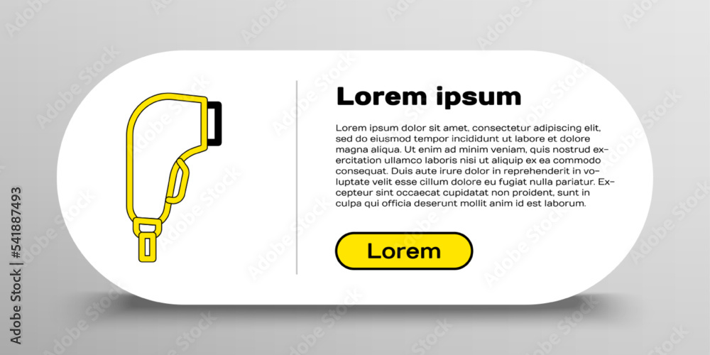 Poster line scanner scanning bar code icon isolated on white background. barcode label sticker. identificat