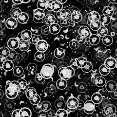 seamless black and white abstract pattern background fabric design print wrapping paper digital illustration texture wallpaper watercolor paint