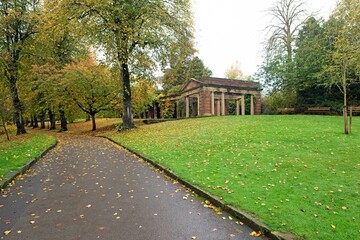 Valley Park, Harrogate, in autumn.