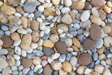 Colorful stone for decorate backdrop. stone used for spa background or texture tile wallpaper.