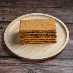 sliced bread on a wooden board