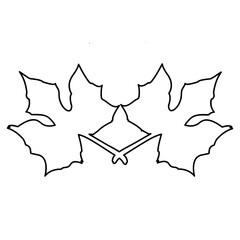 leaf icon design vector