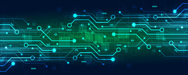 Abstract concept background image circuit board technology communication network