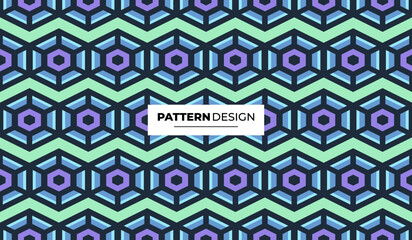 Colorful seamless pattern design vector