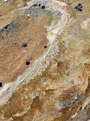 Stone rock boulder texture seaside landscape northern nature