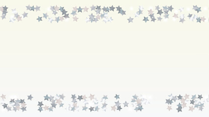 Realistic Background with Confetti of Glitter Star Particles. Sparkle Lights Texture. Celebration pattern. Light Spots. Star Dust. Christmass Design. Explosion of Confetti. Design for Advertisement.