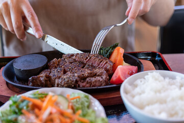 美味しいステーキ