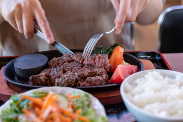 美味しいステーキ
