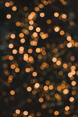 Holiday defocused Background with bokeh lights.