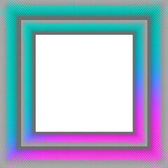 Abstract transparent retro textured border element.