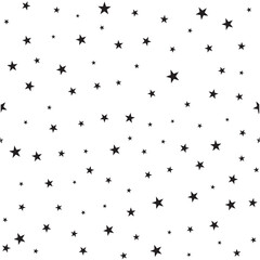Star pattern. Seamless vector stars background. Cute festive Christmas and holidays ornament