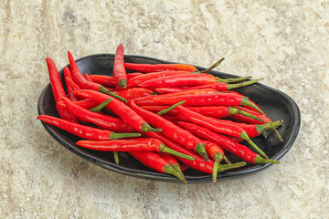 Hot and spicy chili pepper