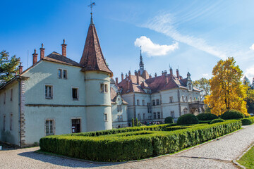 Fototapeta na wymiar Castle-Palace of the Count Schoenborn