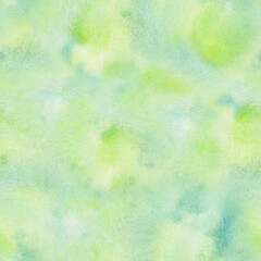 Abstract background for design in soft green color. Seamless watercolor background.