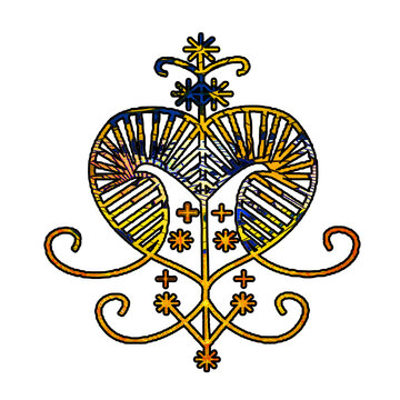 Oshun Goddess Veve Sigil