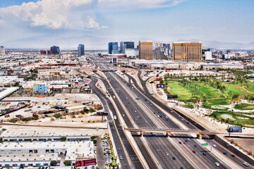 Anflug auf Las Vegas