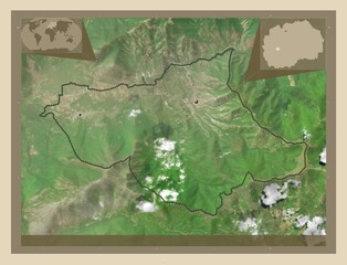 Plasnica, Macedonia. High-res satellite. Major cities