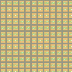 seamless vector pattern of squares yellow color