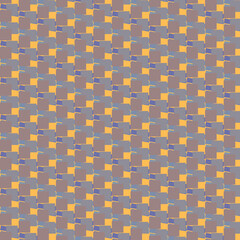 abstract pattern vector with squares orange and blue