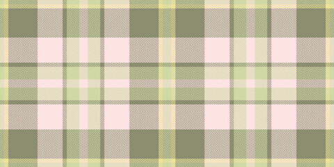 Plaid fabric, seamless pattern vector type. Horizontal background.