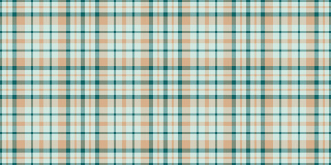 Plaid fabric, seamless pattern vector type. Horizontal background.