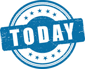 today stamp. today grunge vintage stamp.