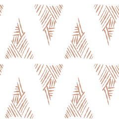 hand drawn christmas tree pattern 