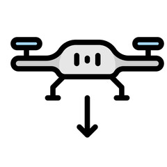 One Key Landing icon outline color