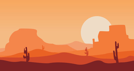 natural background mountains rocks cactus natural pastel gradation