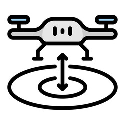 altitude hold icon outline color