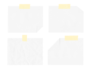 Notizzettel, isoliert auf transparentem Hintergrund, png