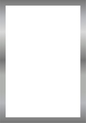 Silver Rectangle Border Frame Vector Illustration