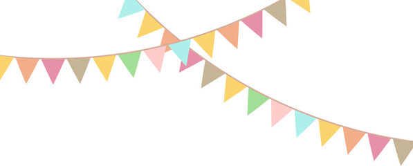 Party colorful flags. Celebration Event