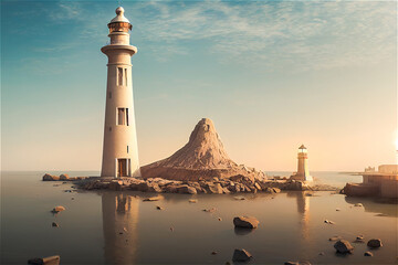Fototapeta premium The pharos of Alexandria