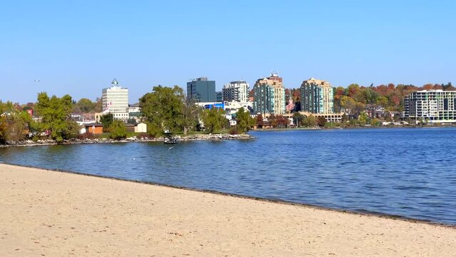 Centennial Beach in Barrie, Ontario, Canada. 