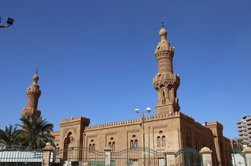 Fototapeta na wymiar The Big mosque in Khartoum Sudan 