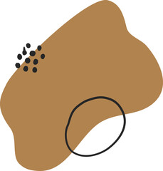 Abstract Organic Shape Vector Illustration