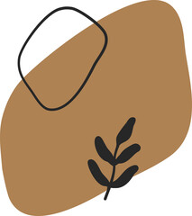 Abstract Organic Shape Vector Illustration