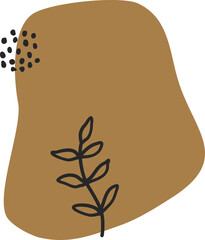 Abstract Organic Shape Vector Illustration