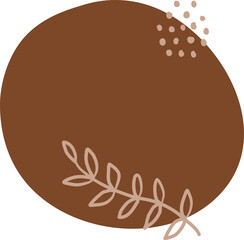 Abstract Organic Shape Vector Illustration