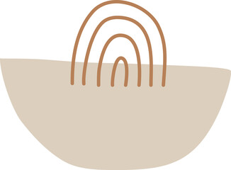 Abstract Organic Shape Vector Illustration