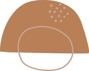Abstract Organic Shape Vector Illustration