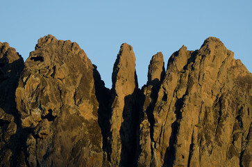 La Candelilla cliff. The Nublo Rural Park. Gran Canaria. Canary Islands. Spain.