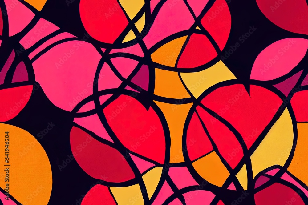 Poster number pattern. writing pattern. brush, lines pattern, print. and background
