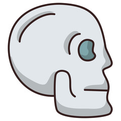 skull head bone icon