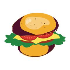 Burger Vector Illustration