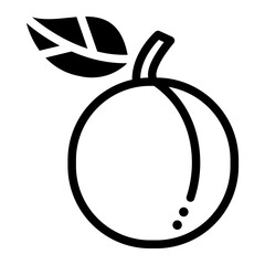 plum fruit icon
