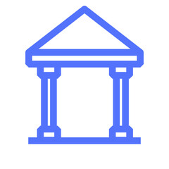 startup business bank banking investment line icon