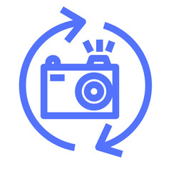 arrowsinterfacerotate line icon