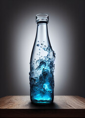 Futuristische Flasche